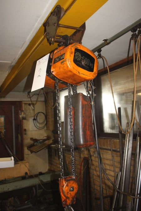 Electric hoist, Hitachi, 500 kg