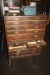 Drawer Section, wood containing cutting tools and more