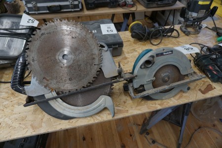 2 pcs. circular saws, Makita
