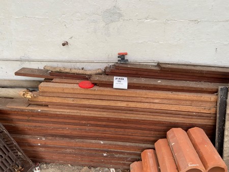 Large lot of terrace boards