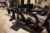 Adjustable training bench + stand for weight plates