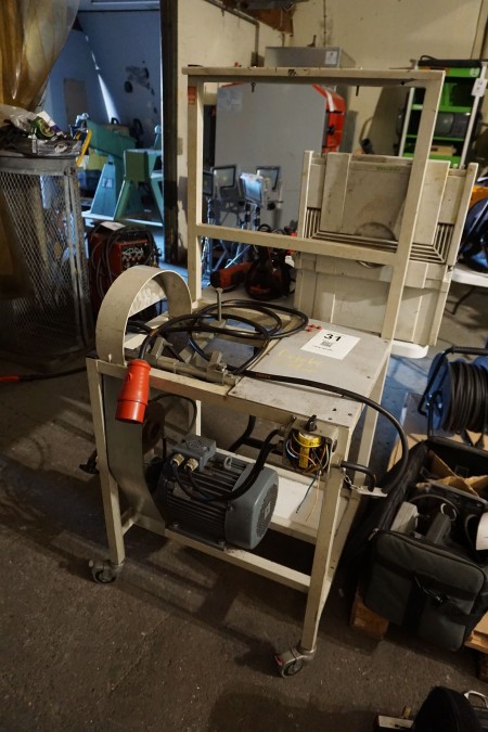 Work table with electric motor