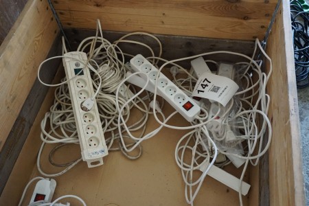 Lot of extension cables/sockets