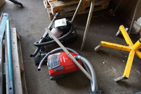2 pcs. vacuum cleaners, WASCO & HOOVER