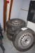 4 stk. stålfælge med dæk