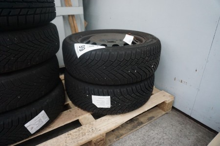 2 pcs. Winter tires with rims