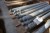 10 pcs. Galvanized barrier pipe with trailer knob