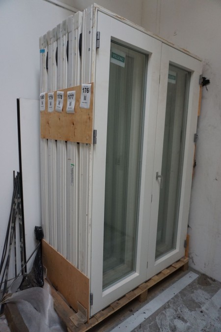 Terrace door in wood/aluminium