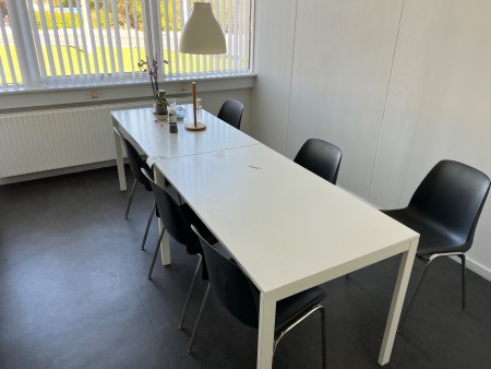 2 pcs. tables incl. 6 chairs