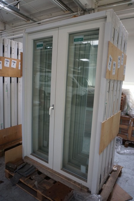 Terrace door in wood/aluminium