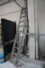 22 step aluminum sliding ladder