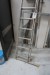 22 step aluminum sliding ladder