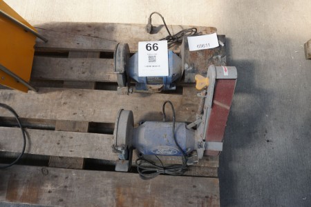 2 pcs. Bench grinder, Ford and Biltema