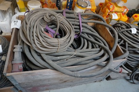 Large lot of power cable