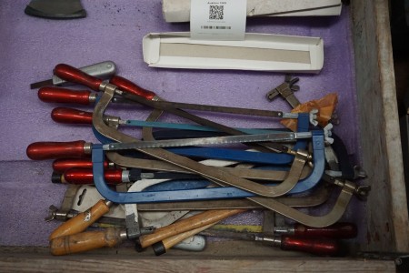 Various metal saws + blades