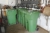 5 stk. grønne affaldscontainere