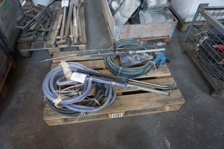 Various lances for high-pressure cleaners
