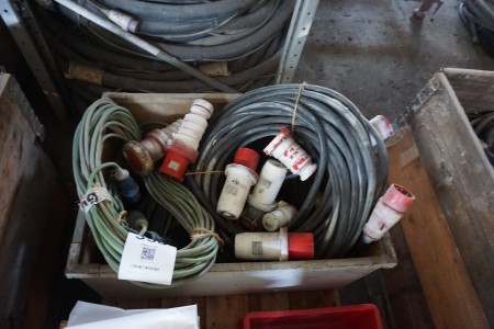 Lot of power cables