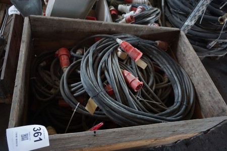Large batch of power cables