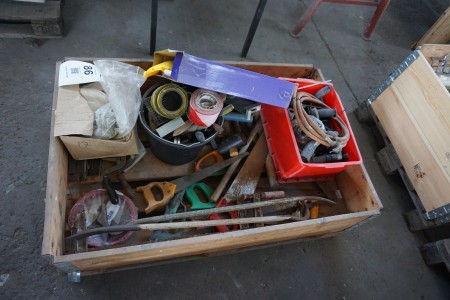 Contents of various tools etc.