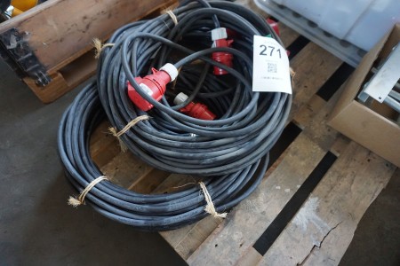 3 pieces. power cables