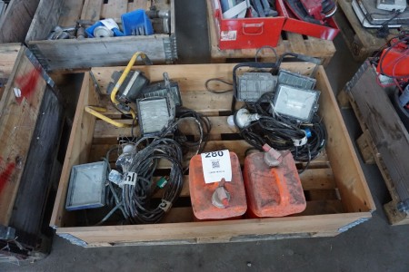Lot of work lamps