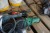 4 pcs. Power tool, 2 pcs. Angle grinders, multicutter and bayonet saws, Milwaukee, Makita, Hitachi and Bosch