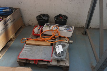 Various spare parts for angle grinders & gas burners etc.