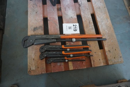 4 pcs. Pipe pliers, Bahco