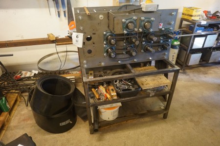Auger band machine incl. Various tools