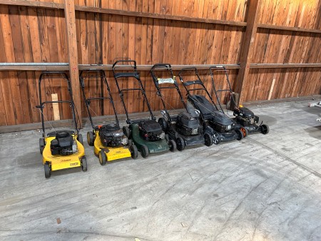 6 pieces. Lawnmowers