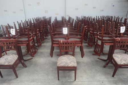 15 pcs. Chairs + 4 pcs. Tables