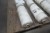 8 rolls of white nylon turf