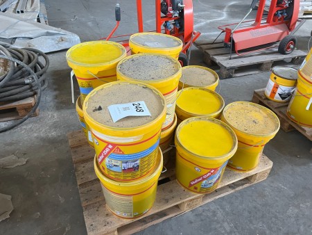 Lot of paint, Sika