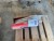 Lot of chisels for demolition hammer incl. toolbox