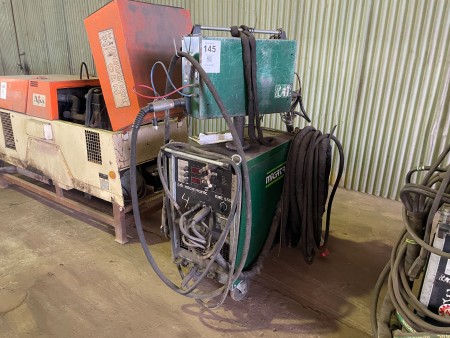 Water-cooled welding machine, Migatronic KME 550 incl. wire guide box, KT 140