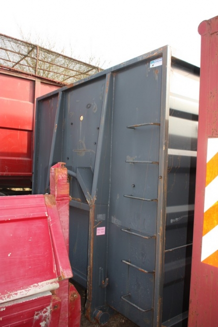 Container, high, approx. 20 feet. AMG. Hook lift