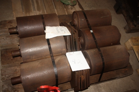 Rollers for welding of container