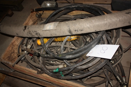Various hydraulic hoses
