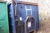 Waste Container, blue, approx. 20 feet. Hydraulic top. Hook lift