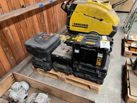 Lot of tool boxes