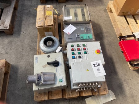 Lot of electrical boxes