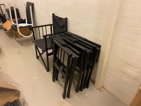 4 pcs. Folding wooden chairs