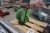 Lot spirit level, work lamp and cable reel