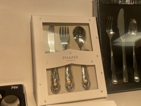 3 pieces. Children's cutlery, Pia & Per