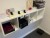 Desk incl. drawer cassette + wall-mounted shelf