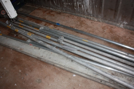 Various aluminum scaffolding equipment