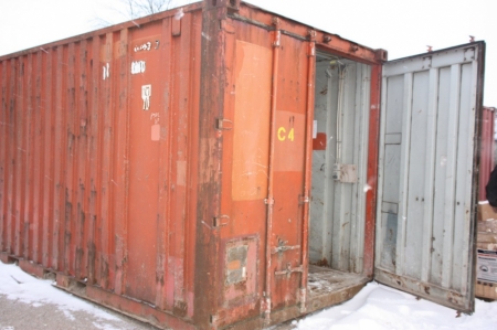 20 foot container without content. Power.