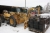 Telescopic Handler, Caterpillar TH63. Year 1998. Hours: 5192. Pallet forks and aerial platform. Bucket: 2250 mm.