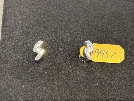 Ohrringe aus 14 Karat Weißgold